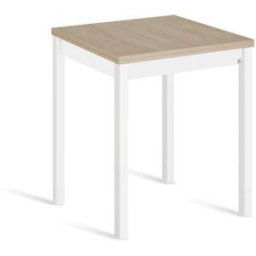 Portus Mesa cocina alta extensible libro 80(160)x80 cm roble pata blanco