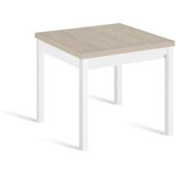 Portus Mesa cocina extensible libro 80(160)x80 cm roble pata blanco