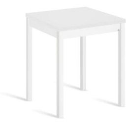 Portus Mesa cocina alta extensible libro 80(160)x80cm blanco pata blanco