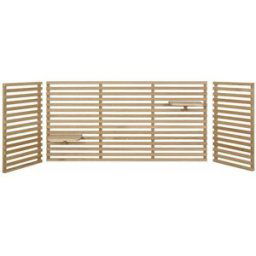 ID Kids Cabecero madera maciza natural 270 cm