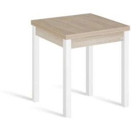 Portus Mesa cocina extensible libro 65(130)x65 cm roble pata blanco
