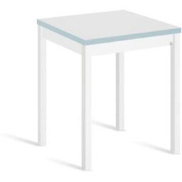 Portus Mesa cocina alta extensible libro 80(160)x80cm blanco pata blanco