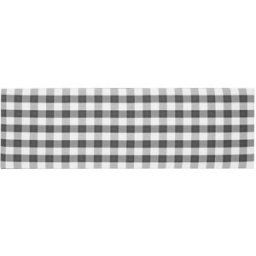 RNT by Really Nice Things Cabecero tapizado tela vichy negro 145x52 cm