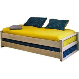 ID Kids Cama nido apilable madera maciza 90x200cm