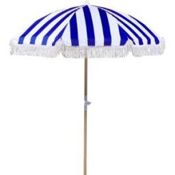 Beliani Sombrilla de jardín 150 cm azul