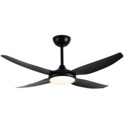 Sulion Ventilador de techo silencioso con luz negro