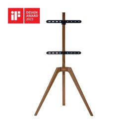 Soporte TV Thomson Wood madera maciza altura ajustable hasta 65″ VESA 400x400mm 40kg