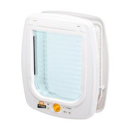 Gatera Ferplast Swing 9 para perros y gatos - gatera blanca