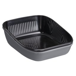 Ferplast arenero antibacteriano para gatos Birba Sanitized - gris/negro