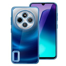 Cool Carcasa Borde Metalizado Azul para Xiaomi Redmi 14C / Poco C75