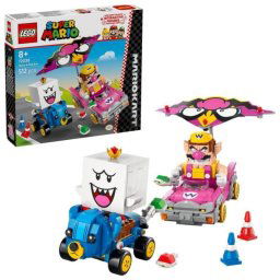 Set LEGO Super Mario Mario Kart Wario y Rey Boo 512 piezas Derrape Interactivo