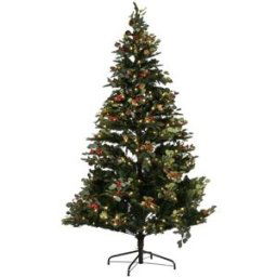 Fijalo Arbol navidad led pvc verde 144x144x240 cm