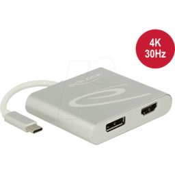 DELOCK 87716 - Conector tipo C del divisor USB > HDMI, modo DP-Alt del z&oacute