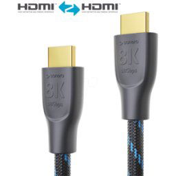 SONERO SON PHC111-005 - Cable HDMI de alta velocidad premium, textil, 8K, 0.5 m