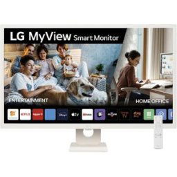 LG Monitor PC 80 cm (31,5') 32SR50F MyView Smart TV webOS23, 60 Hz Full HD IPS, HDR10. Blanco