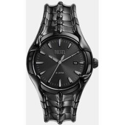 Diesel Reloj de hombre DZ2187 de acero negro. Negro