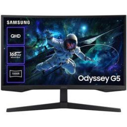 Samsung Monitor PC Gaming curvo 68,5 cm (27') Odyssey G5 LS27CG552EUXEN, 165 Hz, WQHD, FreeSync. Negro