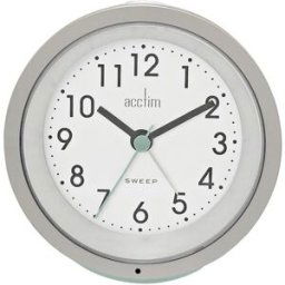 Acctim Reloj despertador UK . Plata