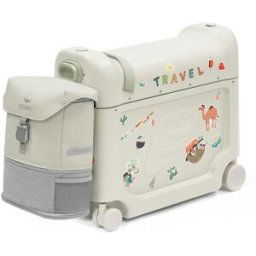 Stokke Pack de viaje Maleta BedBox™ + Mochila Crew BackPack™. Blanco roto 39 X 47 X 19 Cm
