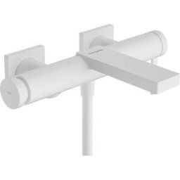 Hansgrohe Grifo monomando para bañera o ducha Tecturis E . Blanco mate