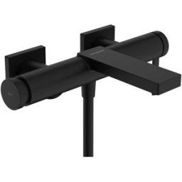 Hansgrohe Grifo monomando para bañera o ducha Tecturis E . Negro mate