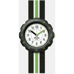 Flik Flak Reloj de niño Adrien FPSP056 de PET negro y verde. Negro