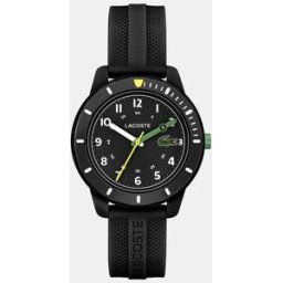 Lacoste Reloj de niño Mini Tennis 2030052 de silicona negro. Negro