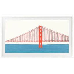 Samsung Marco para TV THE FRAME 2021 VG-SCFA50WTBXC 50' Blanco. Blanco