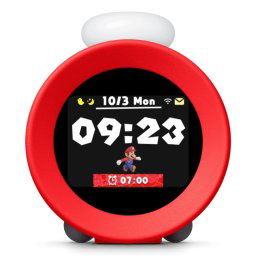 Nintendo Sound Clock: Alarmo Reloj Despertador Digital 35 Alarmas Oficial Nintendo Rojo