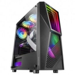 Caja PC Gaming Semitorre ATX Mars Gaming MC777 - Negro - Inside-Pc