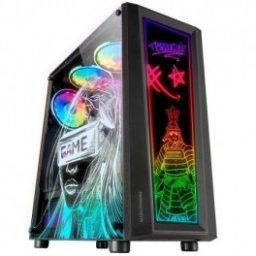 Caja Gaming Semitorre Mars Gaming Artistica MC-ART - Negra - Inside-Pc