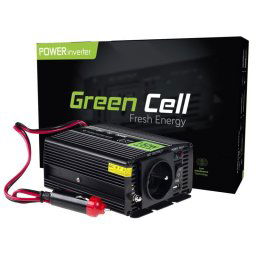 Green Cell Inv06 Auto Adaptador/Inversor de Corriente 150 W Negro
