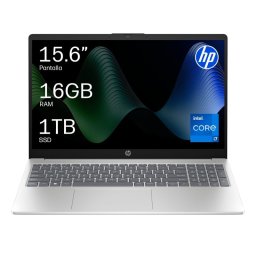 HP 15-fd0276ns 15.6" Intel Core i7-1355U 16GB 1TB SSD FreeDOS Plata
