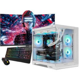 Neo-PC Gaming AMD Ryzen 9 9900X3D 64GB 4TB SSD RTX 5090 WiFi Windows 11 + Monitor 27