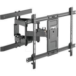 LOGILINK BP0114 - Soporte mural para TV, inclinable, orientable 37''- 80'', 60 kg, n