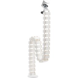 MYWALL MYW HZ43WL - Guiado de cables para mesa de trabajo, flexible, 30 uniones, bla