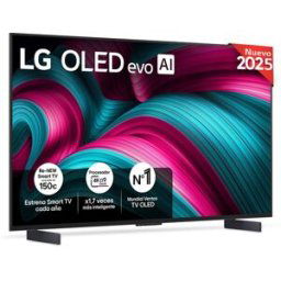 LG TV OLED evo AI C5 106cm (42') OLED42C55LA, Smart TV 4K. Negro