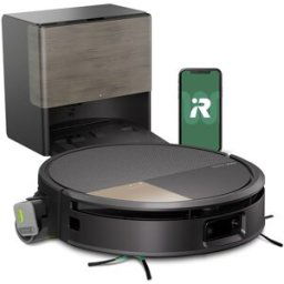 iRobot Robot aspirador y friegasuelos Roomba® MAX 705 Combo con Base AutoWash™. Negro