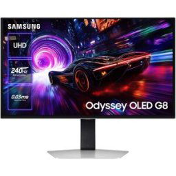 Samsung Monitor PC Gaming 68,5cm (27') Odyssey Oled G8 - G81SF, 240 Hz, UHD 4K. Plateado