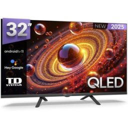 TD Systems TV QLED 80 cm (32') K32DLC20GLQ HD SMT, HD Ready, Smart TV. Negro