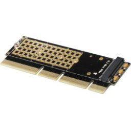 AXAGON Adaptador PCIe 3.0 16x PCEM2-1U, M.2 SSD NVMe, hasta 80mm SSD, low profile 1U