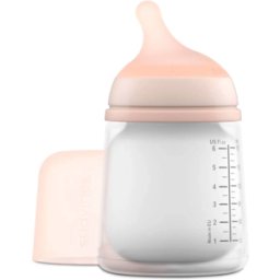 Suavinéx Biberón Zero Zero anticólico con tetina de silicona 180mL Fair A: Adaptive Flow