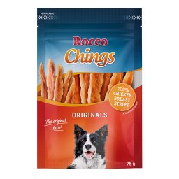 Rocco Chings Originals 75 g - Oferta de prueba - Tiras de pechuga de pollo 75 g