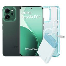 Smartphone OPPO Reno14 FS 5G Pack de Lanzamiento 12GB 512GB 6.57" AMOLED 120Hz Luminous Green
