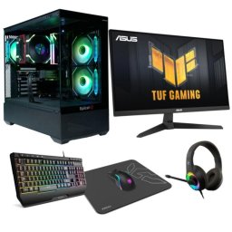 Epical-Q Pack Gaming Epic113 AMD Ryzen 7 5700X 32GB RAM 1TB SSD RTX 5060 Ti Monitor 27" Periféricos