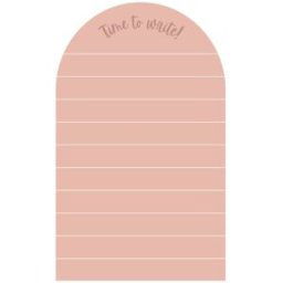 Decochic Pizarra adhesiva magnética arco líneas rosa 60x98cm