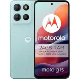 Motorola moto g15 8GB + 512GB móvil libre. Verde claro 512 GB + 8 GB RAM