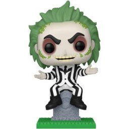Funko Figura Pop Exclusivo Beetlejuice on stone.