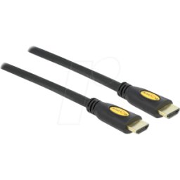 DELOCK 82455 - HDMI de alta velocidad con cable Ethernet, 4K 30 Hz, 5,0 m