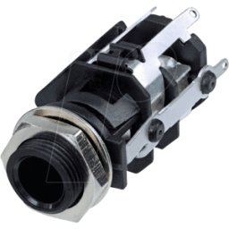REAN J5VI-S - Jack socket, estéreo, 5 pines